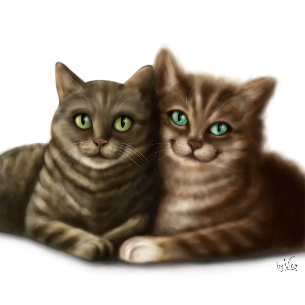 ilustraciones para homenaje mascota fallecida by vico